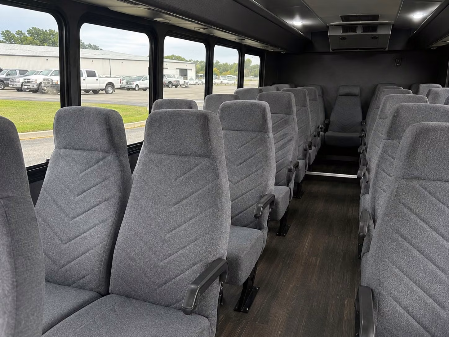 15 passenger minibus inside