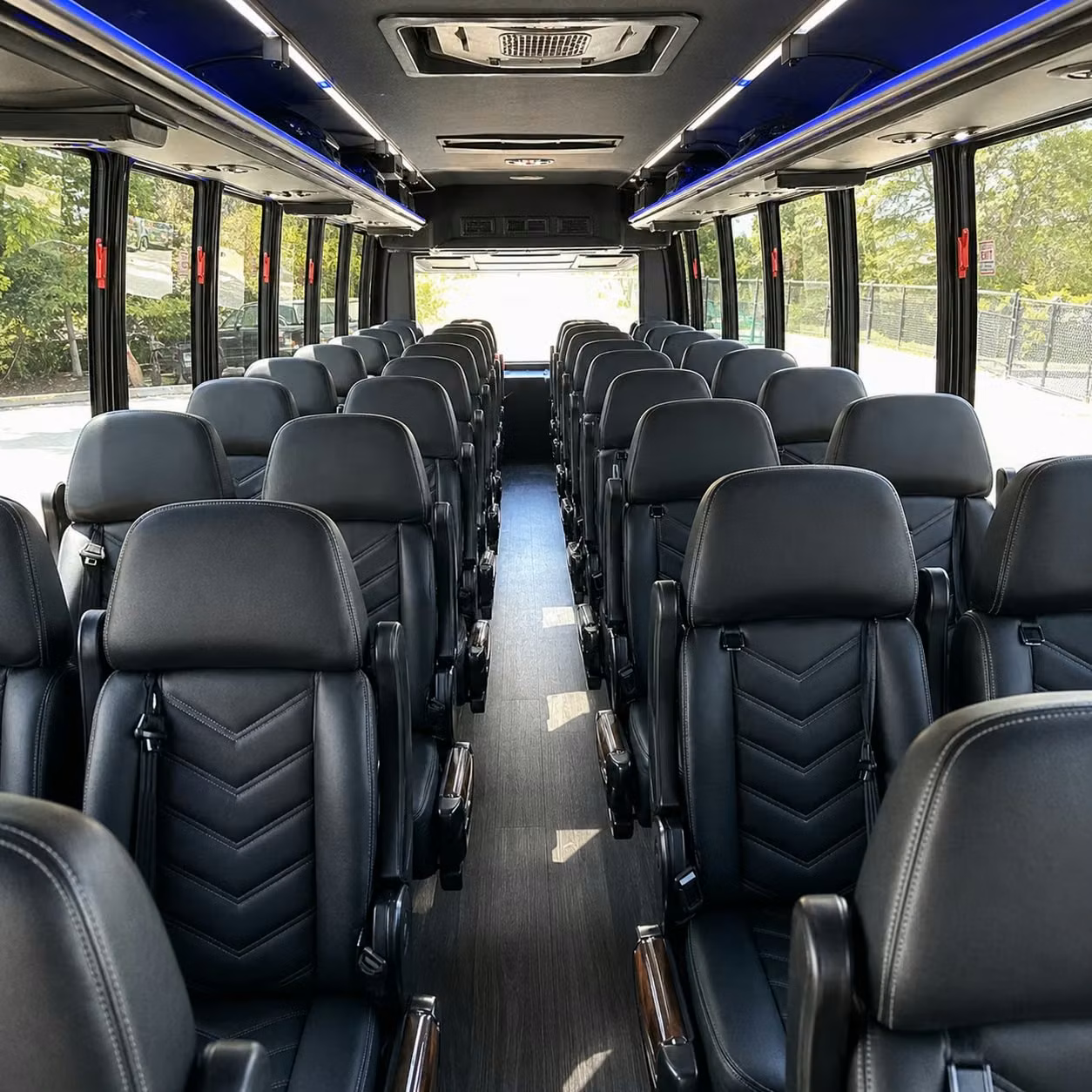 30 passenger minibus interior