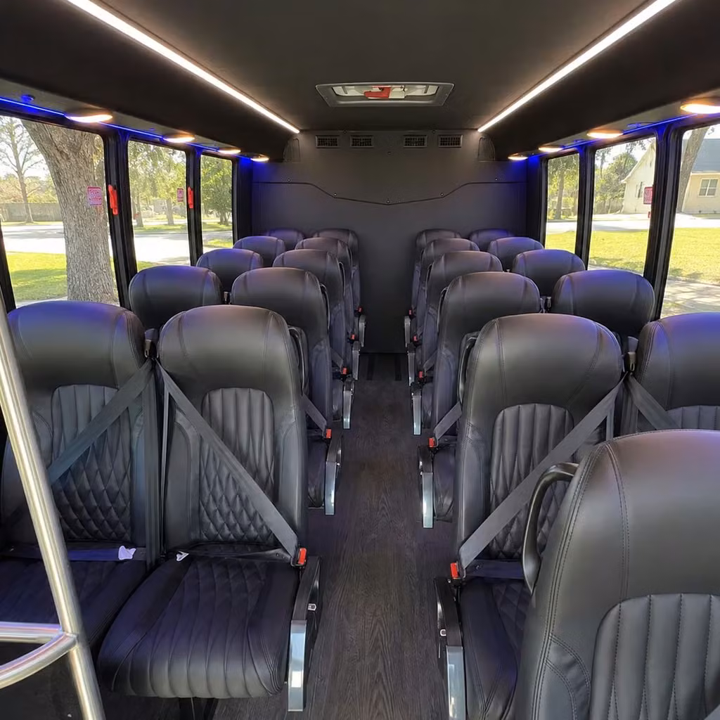 35 passenger minibus interior