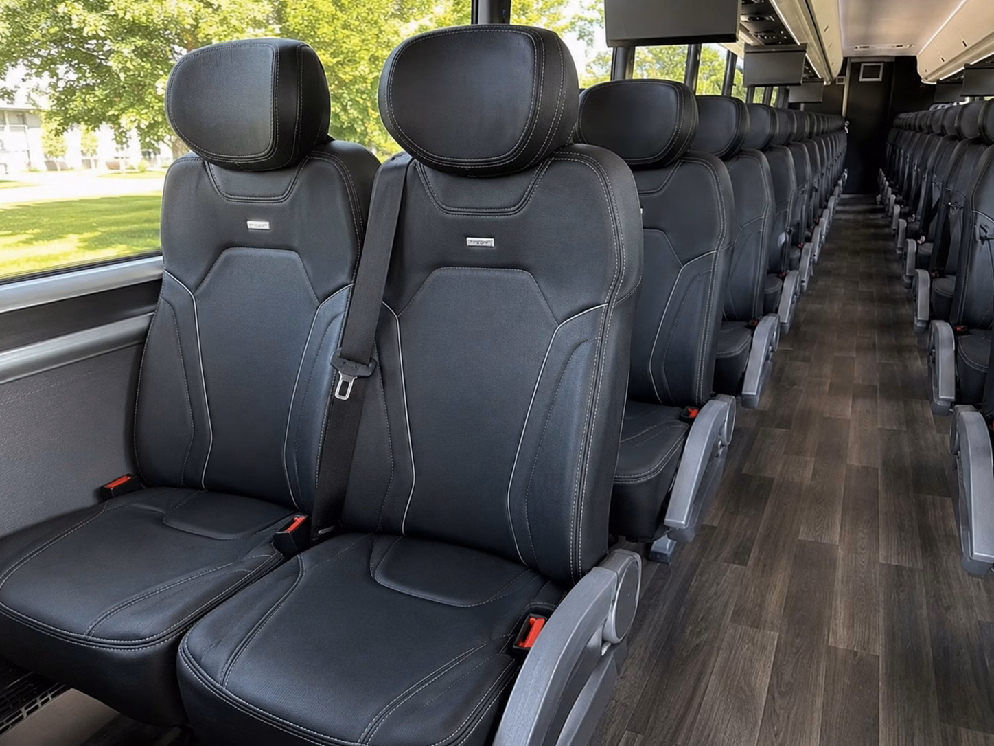 livermore charter bus rental interior