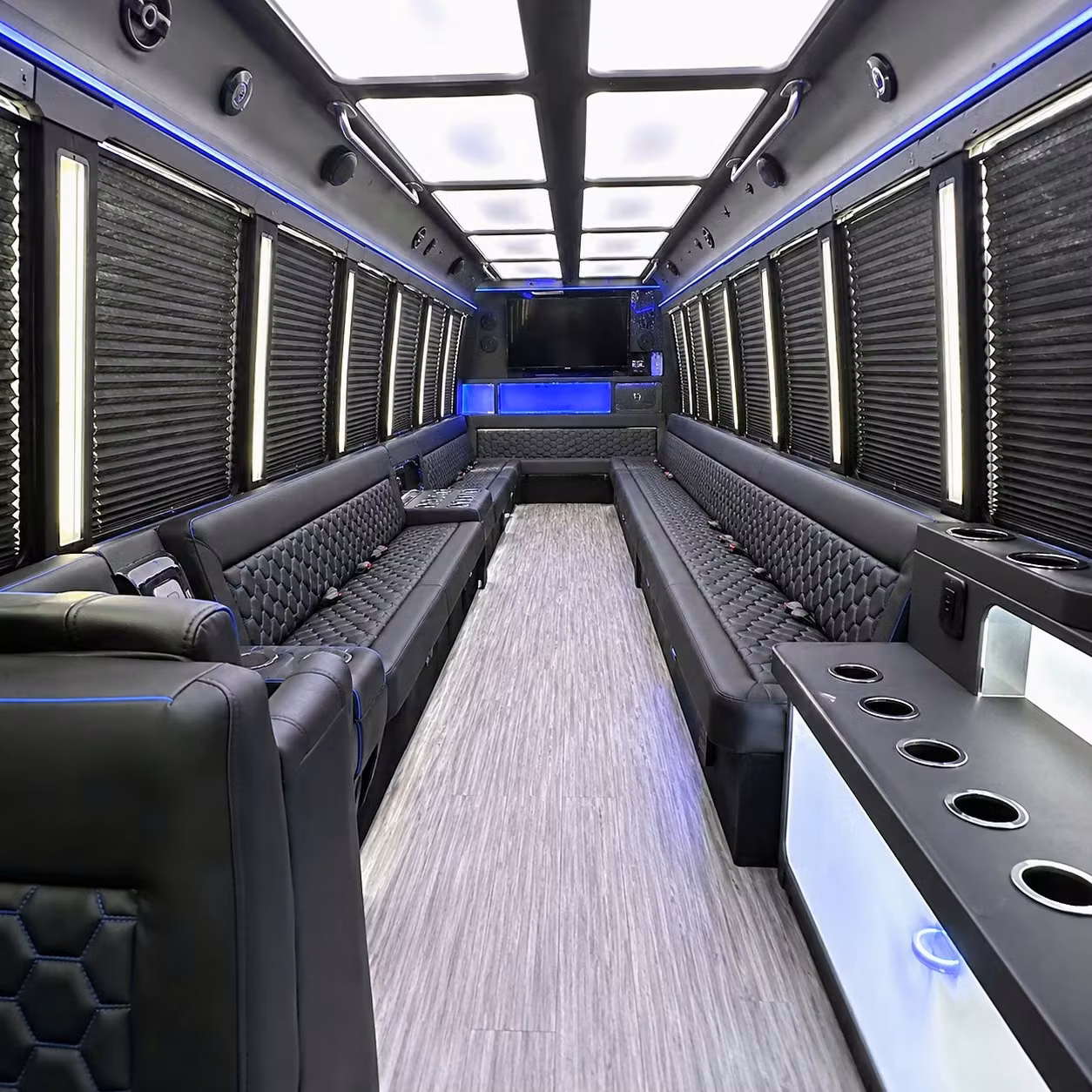 party bus interior
